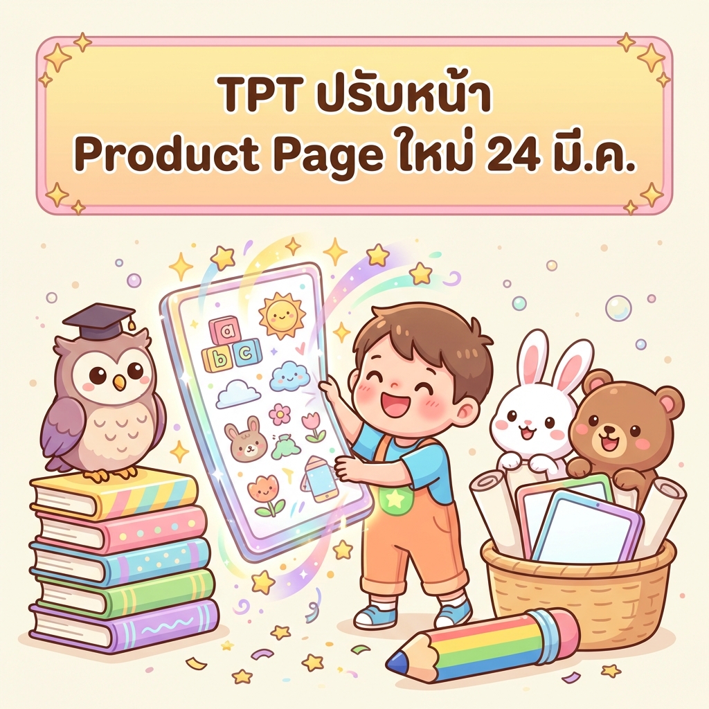 TPT ปรับหน้า Product Page ใหม่ 24 มี.ค.