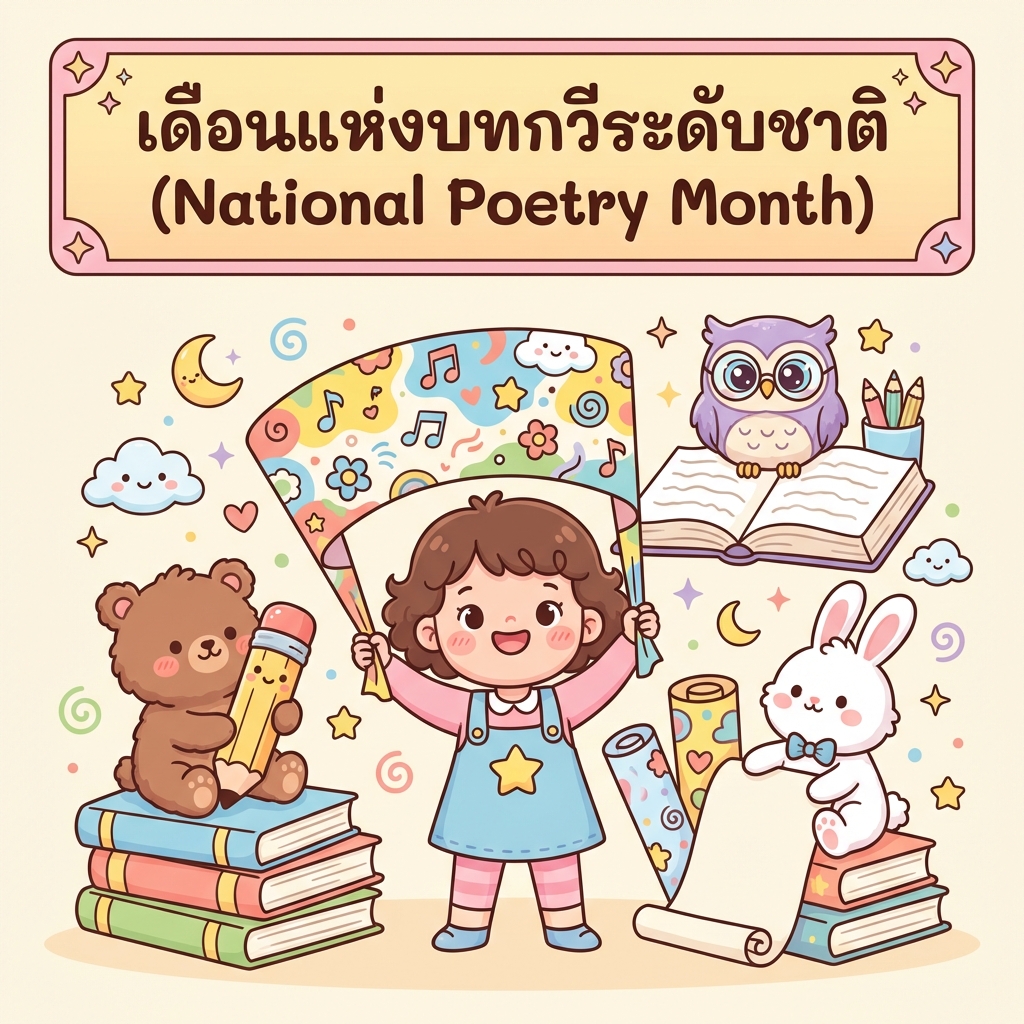 เดือนแห่งบทกวีระดับชาติ (National Poetry Month)