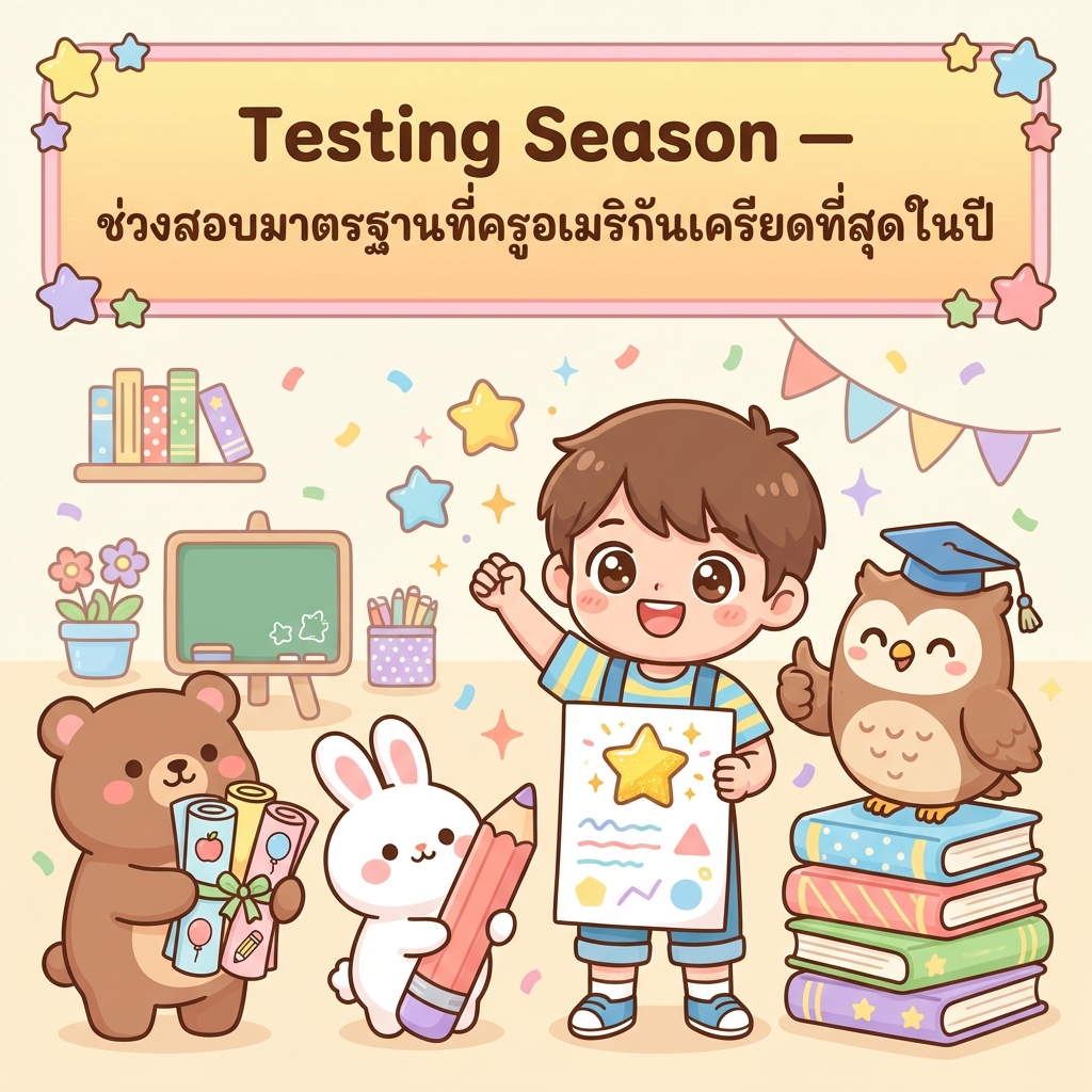 Testing Season — ช่วงสอบมาตรฐานที่ครูอเมริกันเครียดที่สุดในปี