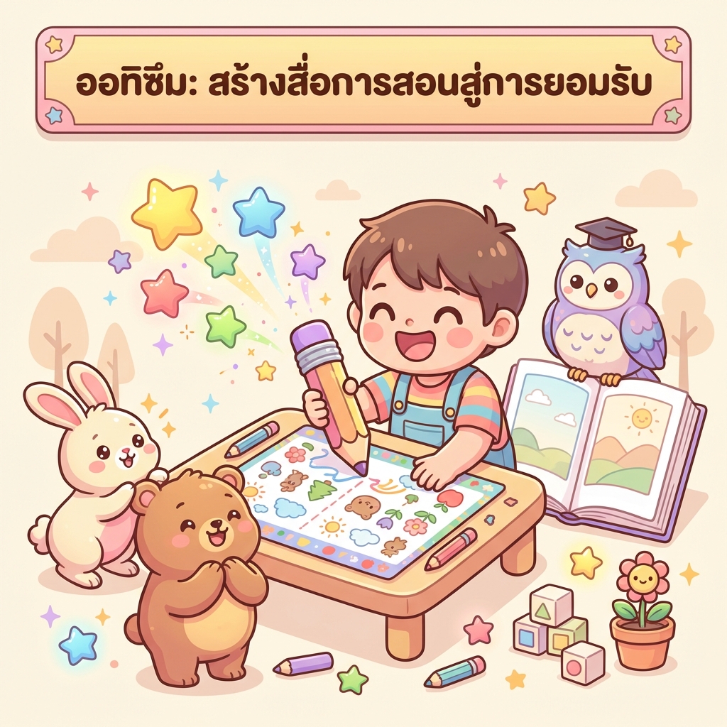 ออทิซึม: สร้างสื่อการสอนสู่การยอมรับ