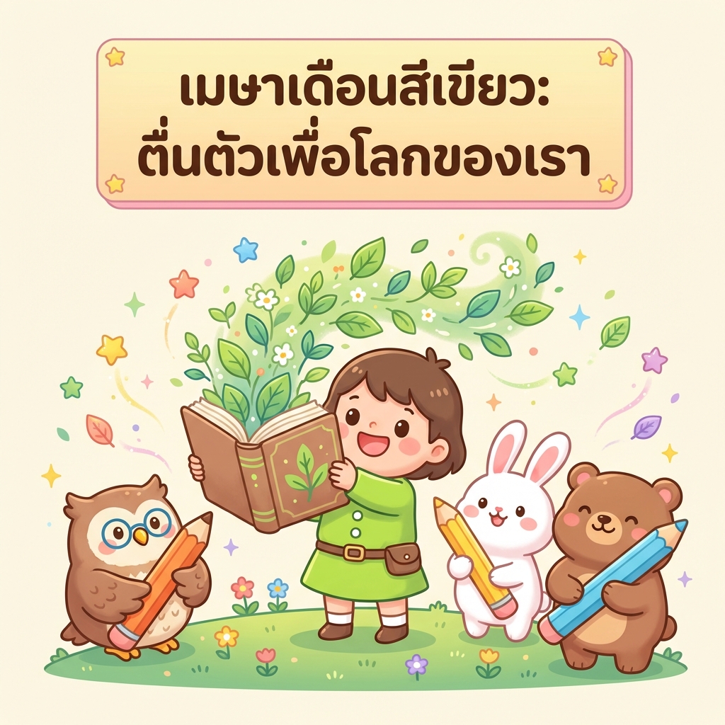 เมษาเดือนสีเขียว: ตื่นตัวเพื่อโลกของเรา