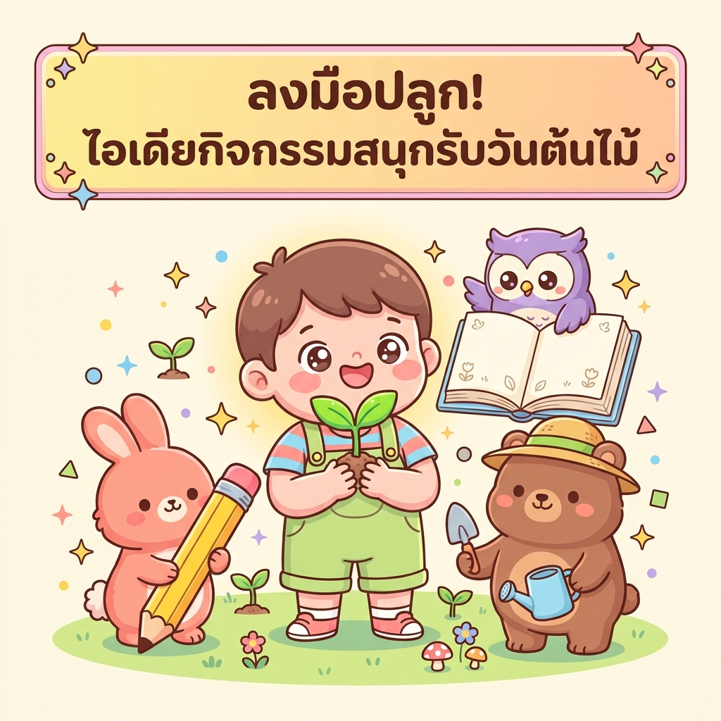 ลงมือปลูก! ไอเดียกิจกรรมสนุกรับวันต้นไม้