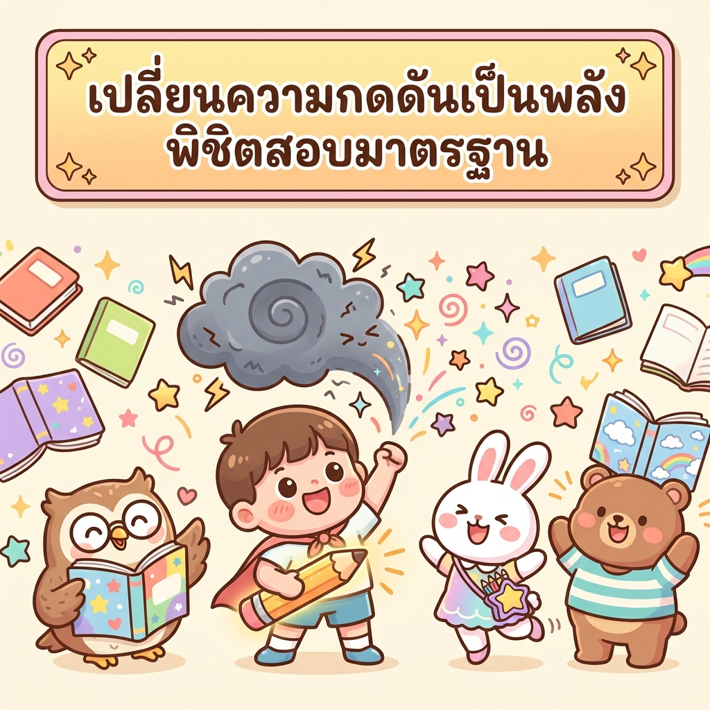 เปลี่ยนความกดดันเป็นพลัง พิชิตสอบมาตรฐาน