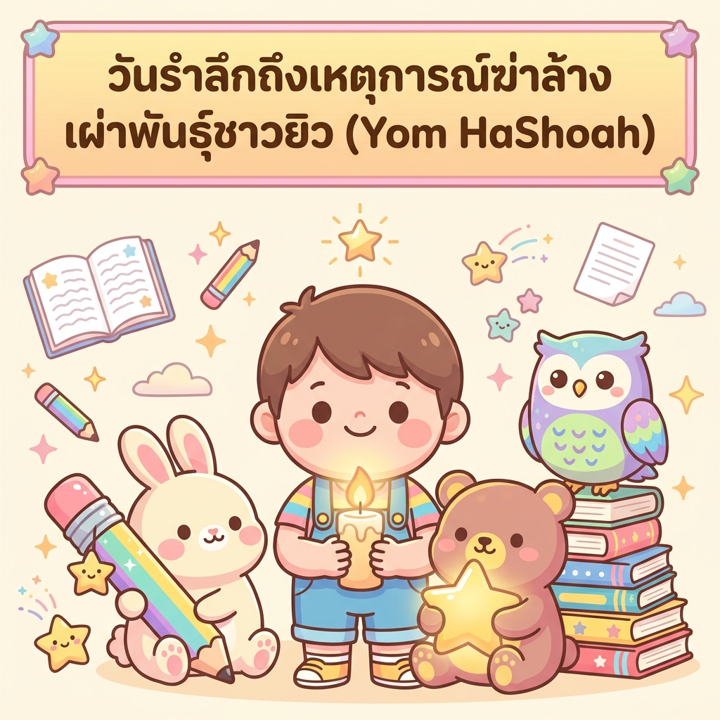 วันรำลึกถึงเหตุการณ์ฆ่าล้างเผ่าพันธุ์ชาวยิว (Yom HaShoah)